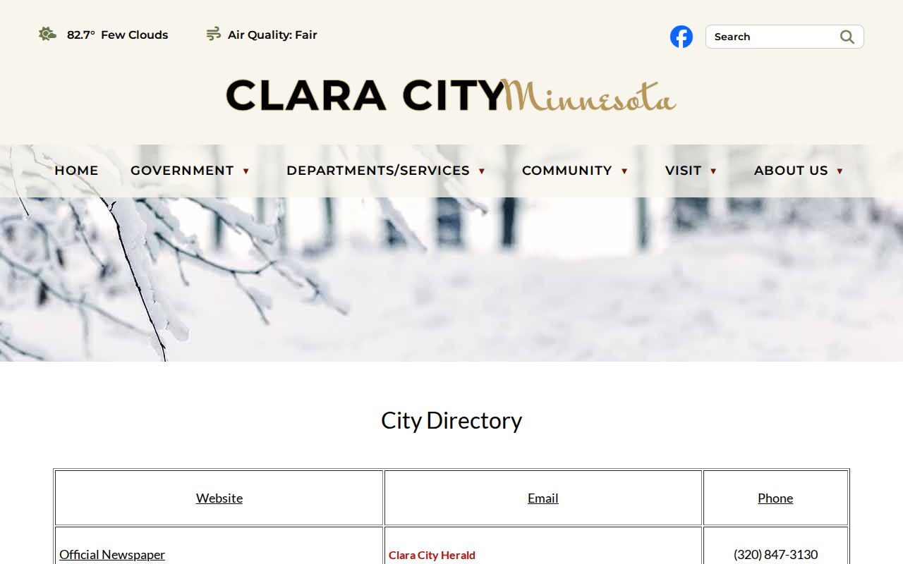 Clara City and Chippewa County arrest-record contact directory